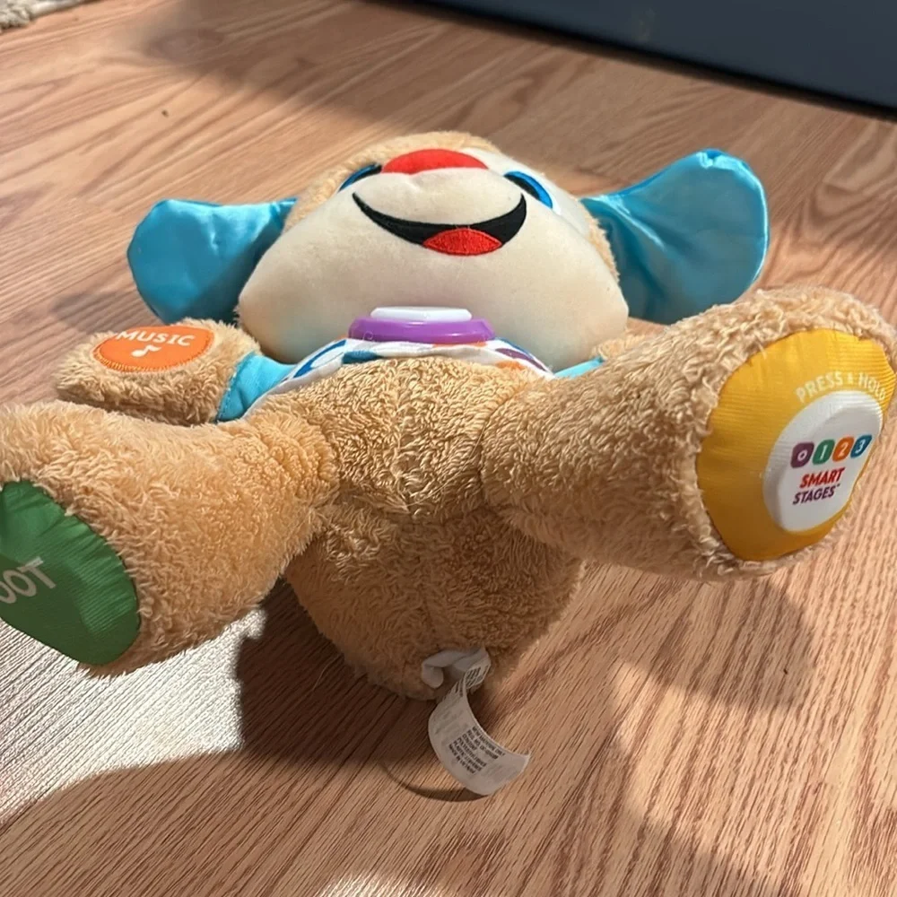 Fisher-Price Laugh & Learn Smart Stages Sis Puppy Plush Learning Toy